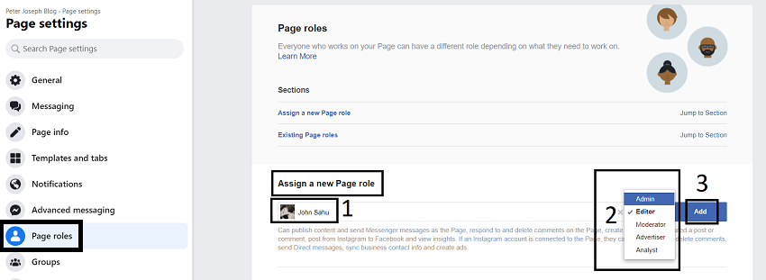 How to transfer ownership of a Facebook Page